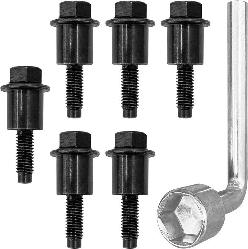 DEELEDM 6 Pcs Timing Chain Guide Bolt Replaces 11588522, Engine Timing Chain Guide Screw Compatible with Saab 9-3 2003 to 2012, Saab 9-5 2010 to 2011, 2.4 ecotec, Opel 2.2, Chevy - Image 1